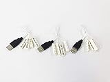 3 Pack - LED Four in One Down Lights 1x4 USB Powered Brick (White LED) Compatible with Major Brands