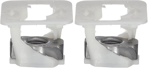 Écrou Cage Nylon pour Véhicules Renault/Peugeot/PSA/Citroën, M6-1.00, Lot de 8, Blanc