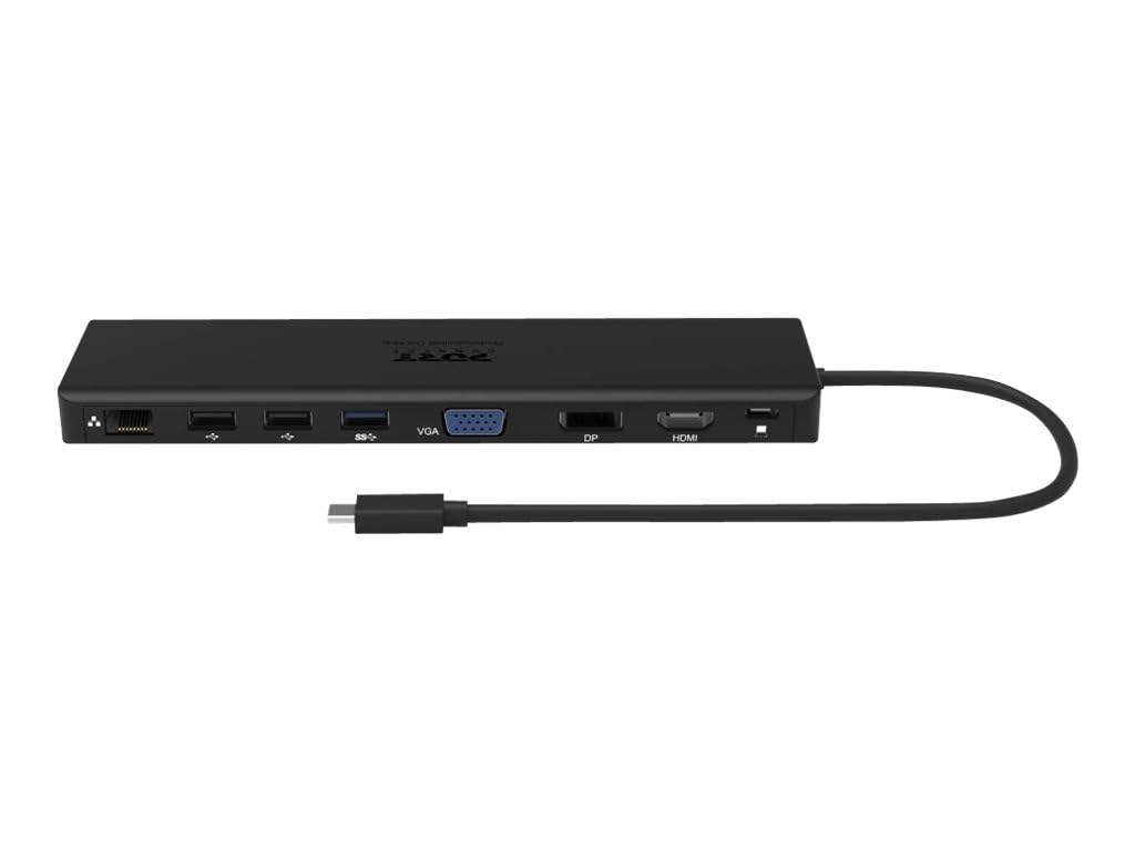 Port Connect Station d'accueil Double écrans 4k USB-c 100w pour 11 périphériques Noire