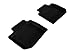 3D MAXpider Second Row Custom Fit All-Weather Floor Mat for Select Subaru Impreza /XV Crosstrek Models - Kagu Rubber (Black)