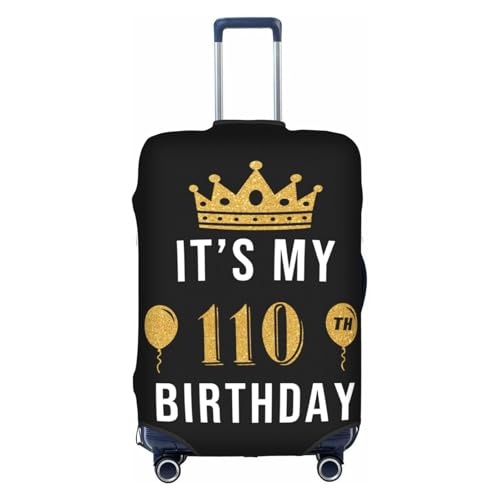Travel Luggage Cover It‘s My 110th Birthday Fashion Washable Baggage Suitcase Protector Fit For Luggage Large