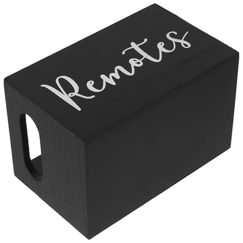 NOLITOY Organizador de Control Remoto de Madera Compartimentos, Caja para Mandos a Distancia, Soporte para Mesa y Decoración, Adecuado para Sala y Dormitorio