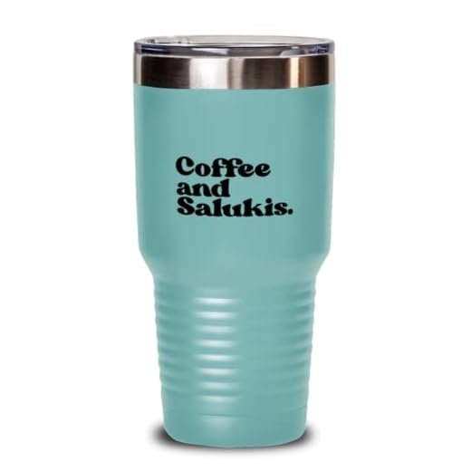 Saluki Dog Lover 70s Retro Dog Owner Mom Dad Travel Mug, Gifts, Tumbler, Home Office Decor, Coffee Cup, Unique Gag Idea, Him Her
