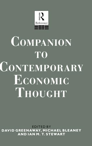 Companion to Contemporary Economic Thought (Rou... 0415026121 Book Cover