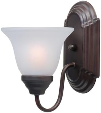 Maxim Lighting 8011FTOI Essentials-One Light Wall Sconce in Early American Style-6 Inches Wide by 9.5 inches high, Finish Color: Oil Rubbed Bronze