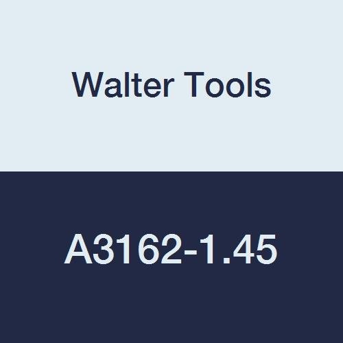 Walter Tools A3162-1.45 1.45 mm Solid Carbide Micro Drill, 7 mm Length of Cut, 7.25 mm Maximum Cut Depth, 9.5mm Extension Length, 25 mm Overall Length (Pack of 5)