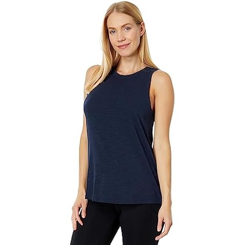 tasc Performance Nola 2.0 Tank - Tank for Women - A-line Silhouette - Relaxed Fit - Curved Hemline - Lightweight Classic Navy XS One Size Cover