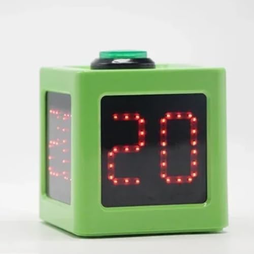 Compte à rebours du coup avec le timer de bureau blanc quatre faces