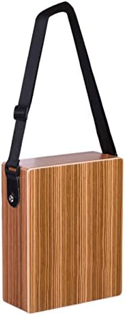 Taruor Portable Traveling Cajon Box Drum Hand Drum Wood Percussion Instrument with Strap Carrying Bag