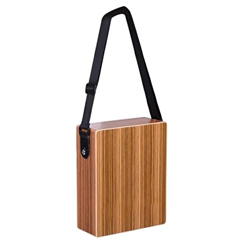 Taruor Portable Traveling Cajon Box Drum Hand Drum Wood Percussion Instrument with Strap Carrying Bag Cover