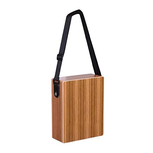 Taruor Portable Traveling Cajon Box Drum Hand Drum Wood Percussion Instrument with Strap Carrying Bag