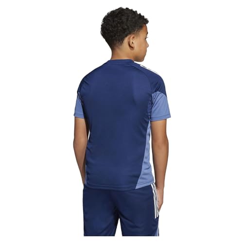 Image of adidas Kids Polyester Regular Fit TIRO 3-Stripes Jersey
