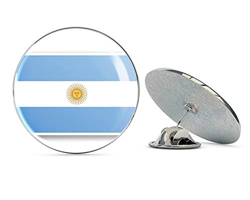 Argentine Argentina Flag Round Metal 0.75
