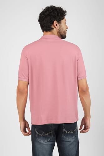 Image of Men's Regular Fit Polo Collar Half Sleeve T-Shirt Cotton Blend Polo T-Shirt Comfortable Lightweight Plain T-Shirt