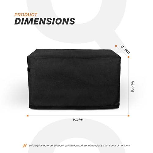 Image of Cranique Dust Proof Printer Cover for HP LaserJet Pro MFP M126nw - Black