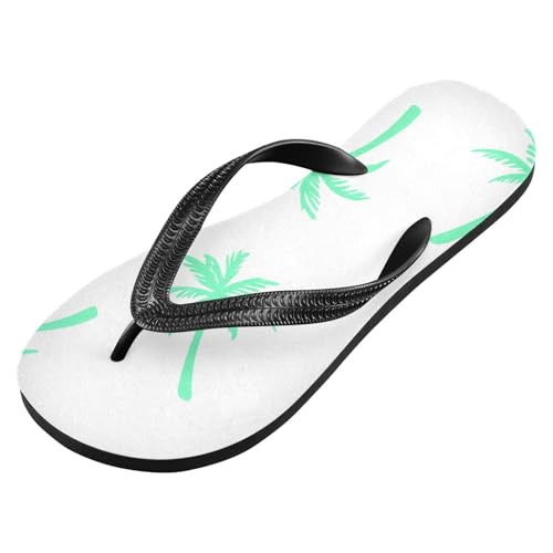 Women Beach Summer Casual Flip Flop Summer Palm TreeQuick Dry Sandals Slipper for Men A2301262