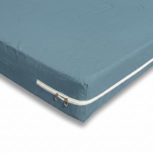 Image of WELLFIT Premium Glace Cotton 300 TC Mattress Cover /Protector for Single Size Bed with Zip /Chain /3x6 ft / 36x72x6 inch