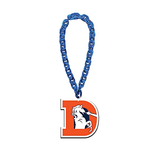 Denver Broncos NFL Throwback Fan Chain, Blue