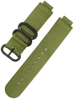 EGSDSE Pulseiras para Garmin Forerunner 235 pulseira de lona de nylon para Forerunner 220/230/235/620/630/735XT/235 Lite pulseira de substituição
