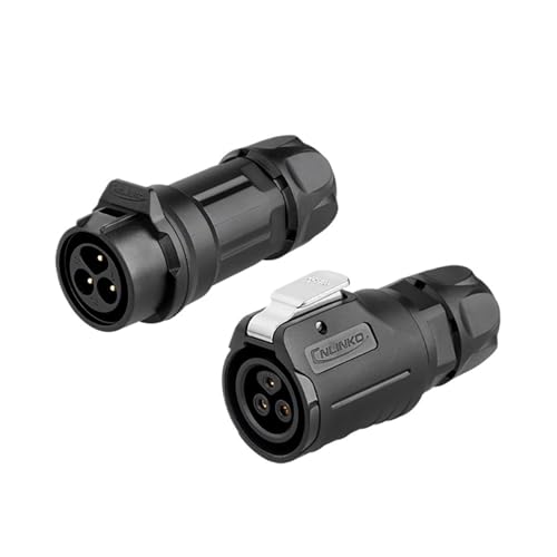Connecteur circulaire étanche LP16 à souder 3 broches M16 en plastique PBT