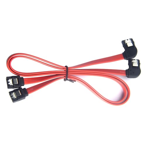 Cable SATA III 30 cm con cierre y ángulo lateral miniatura 3