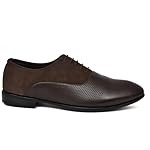 Mens-Stylish-Brown-Perforated-Leather-Dress-Shoes