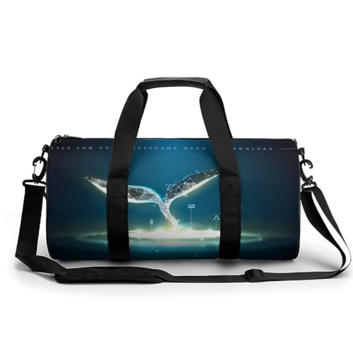 Sac de sport gym queue de sirène sac de voyage camping randonnée duffel