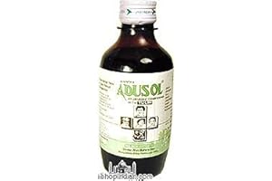 Adusol Ayurvedic Cough Syrup with Tulsi - Effective Relief from Seasonal Coughs