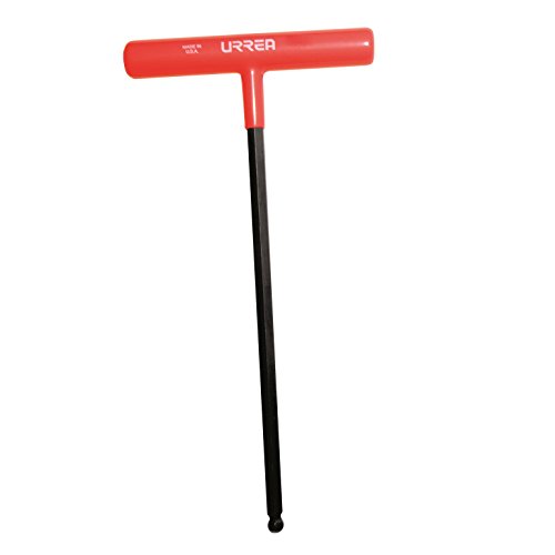 Urrea 46412LBGP Ball Hex Key T- Handle 9-Inch Long 3/16-Inch Wrench