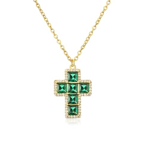 Croix avec Jésus cadeau idéal femme pendentif crucifix en zircone raffiné