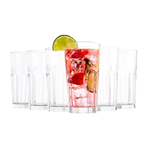 Vikko 9.5 oz Drinking Glasses Set of 6