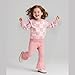 Voxikodex Size 4 5T Toddler Kid Girl Cute Clothes Girls Fashion Clothes 2PCS Pink Top and Pants Winter Set(4-5T)