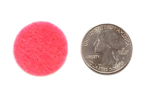 Image of Playfully Ever After Neon Pink Craft Felt Circles (1 Inch - 100pc)