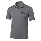 Sport Your Gear Akron Zips Prime Athletic Logo Micropique Sport-Wick Golf Polo, Sport Gray Large