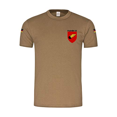 T-shirt BwTropen PzArtBtl 35 Panzerartilleriebataillon 335 Luttmersen vert L