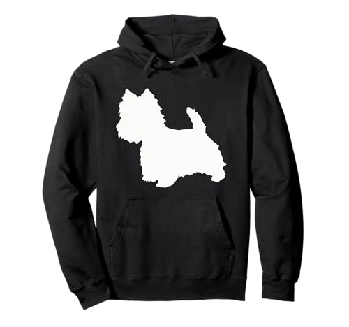 Westie Dog, West Highland White Terrier Felpa con Cappuccio