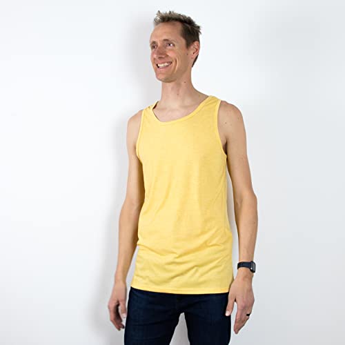 Men's Tall Slim-Fit Orginal Tank Top Shirt, Soft Polyester Blend Long Tee2