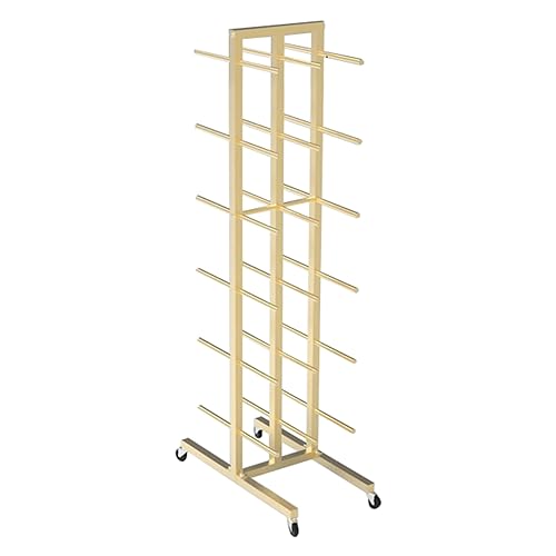 Soporte para esterillas de yoga y bloques carrito de almacenamiento deportivo de 150 cm