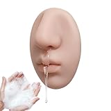 Dispenser Di Sapone Per Naso Realistico - Dispenser Di Sapone A Forma Di Naso In Silicone Comprimibile | Contenitore Per Liquidi Ricaricabile Per Doccetta A Parete Per La Decorazione Domestica