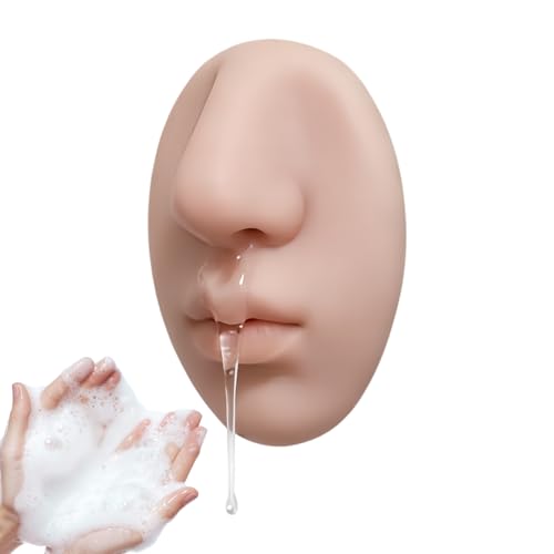 Zunetsutock Divertido dispensador de jabón de manos para pared de nariz, decoración de baño, bomba de líquido, accesorio único y elegante | con el hogar, cocina, encimera, ducha, fregadero, casa de
