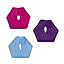 Sky/Grape/Fuchsia