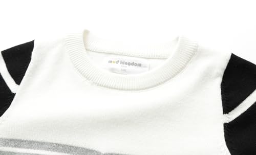 Robe pull école pour petites filles avec joli nœud élégant - 3