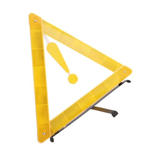 Triángulo reflectante plegable para seguridad vial miniatura 1