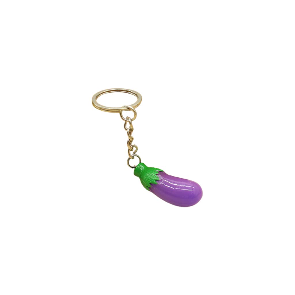 Amazon.co.jp: ナス グラシアス かわいいミニキーホルダー リアルナス