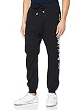 Mittelhoher Bund G-STAR RAW Mens Moto Mixed Mesh Sweatpants, dk Black C541-6484, L