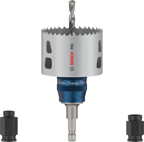 Bosch 5x Kit de démarrage PRO Multi Material Power Change Plus (pour Bois résineux, Cloison sèche, Ø 68 mm, Professional Accessoire Perceuses/visseuses...