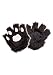 elope Fingerless Costume Black and Pink Cat Paws for Adults or Kids