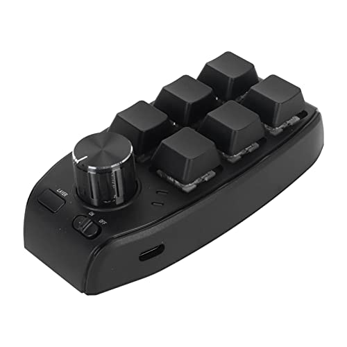 Clavier Mécanique Programmable Macro à 6 Touches avec Bouton Média sans Fil