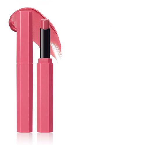 Image of Matte Lipsticks for Women - Moisturizing Non Stick Cup Velvet Lip Gloss Lip Stain/Shine Red Warm Pink Barbie pink Lipstick for Dry Lips/Tinted Lip Balm (02)