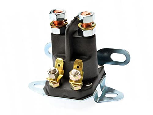 Interruptor magnético de 4 polos, 12 V, compatible con tractor cortacésped Castelgarden Dolmar Stiga